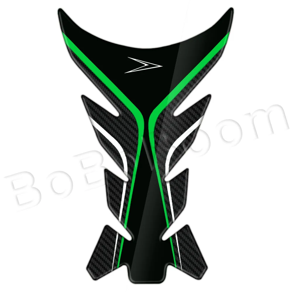 For Z300 Z650 Z750 Z800 Z900 Z1000 Z900RS 3D Carbon Fiber Motorcycle Fuel Tank Sticker Gas Cap Protect Decal Accessori