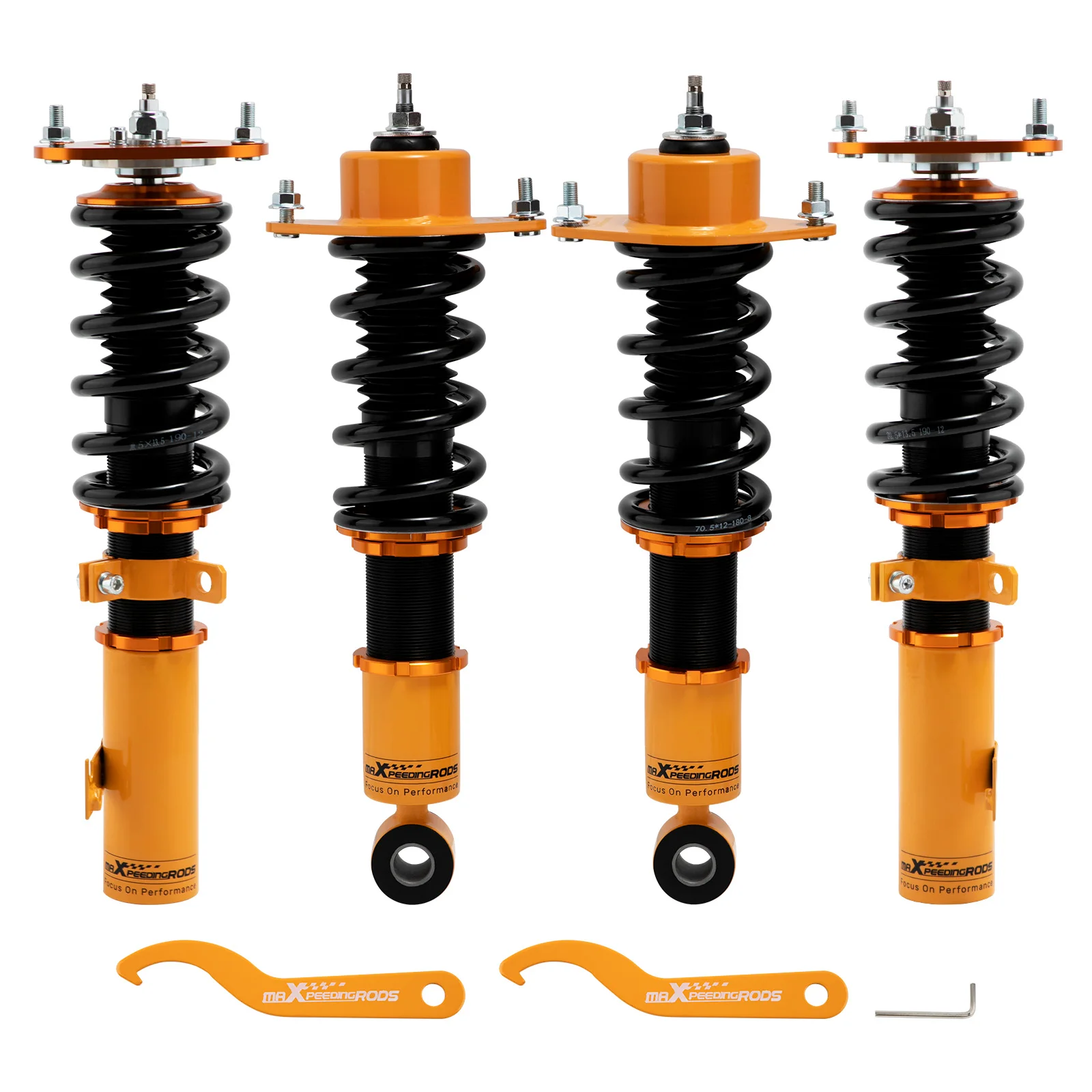Maxpeedingrods 24 Ways Damper Coilover Suspension for Toyota Corolla 9th Gen. E130 Matrix XRS E130 2003-2008