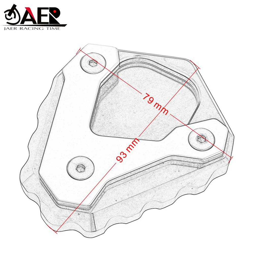 G310 GS دراجة نارية مسنده تكبير الجانب حامل لوحة الوسادة تمديد لسيارات BMW G310GS 2017 2018