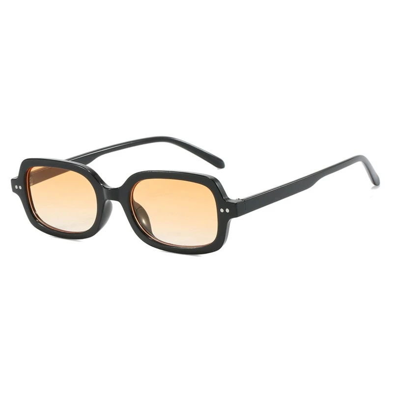 Lunettes de soleil à petite monture carrée vintage pour hommes et femmes, lunettes de soleil ovales, créateur de marque de mode, UV400, nouveau