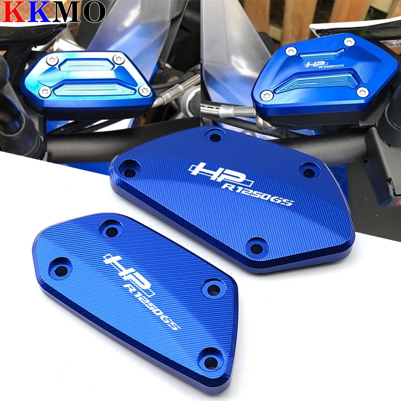 Motorcycle Front Brake Clutch Fluid Reservoir Cover Protection Cap For BMW R1250GS R1250 GS HP Adventure 2018-2024+ Accessories