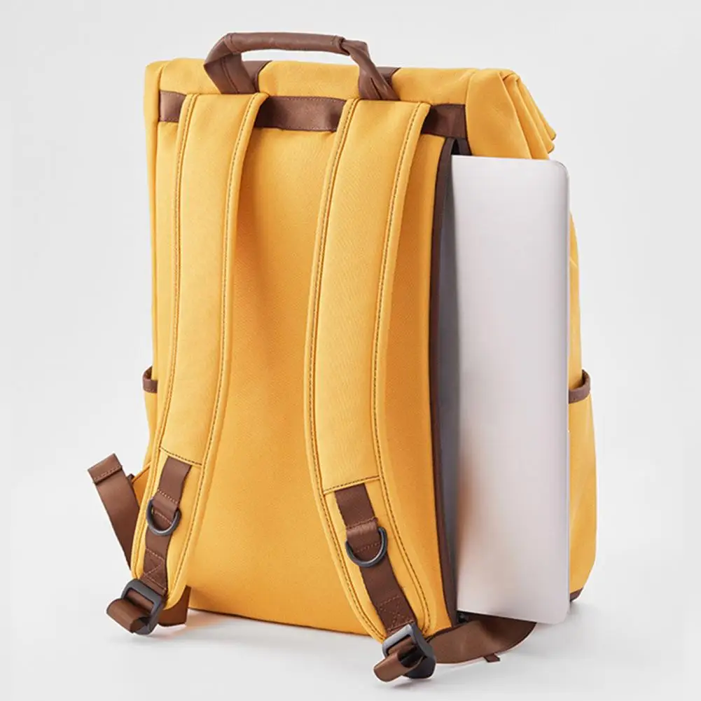 Portable Stylish Fine Stitching Outdoor Backpack Lightweight Laptop Backpack Contrast Color for Outdoor