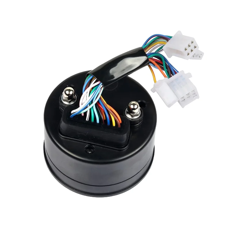 A44F-Motorcycle Universal LCD Digital Tachometer Speedometer Odometer Waterproof Gauge For Cafe Racer 2 - 4 Cylinders