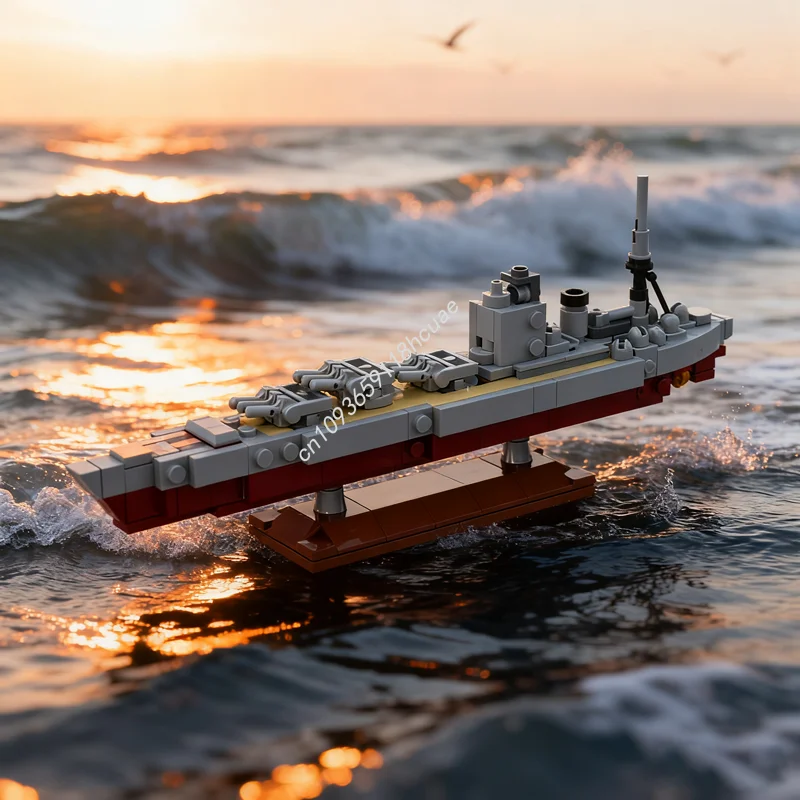 

216pcs MOC HMS Nelson Battleship Boated Model Building blocks toy Architecture Assemble DIY creative Christmas gifts Birthday