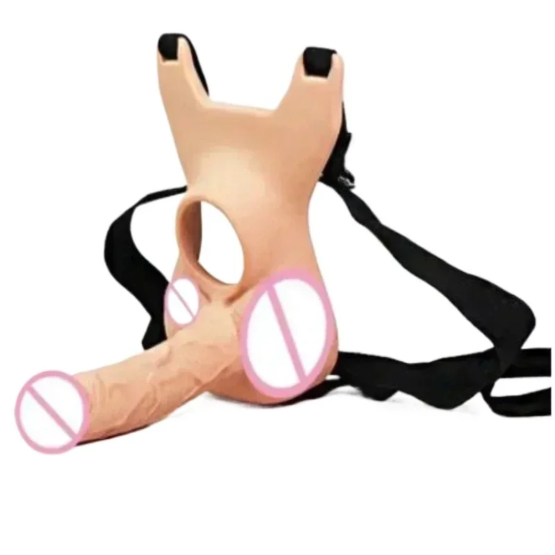 Vibradores Portátiles con Correa Ajustable, 3 Tamaños, Juguete Anal de Doble Penetración para Parejas, Mujeres y Hombres, Dildo Silencioso para Bragas