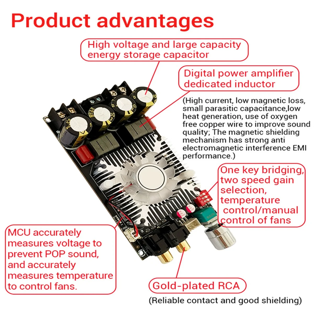 デュアルチャネルデジタルパワーアンプボード,モノチャネル,DC15-35V, 160w x 160w,220w,1602,tda7498e,特別オファー