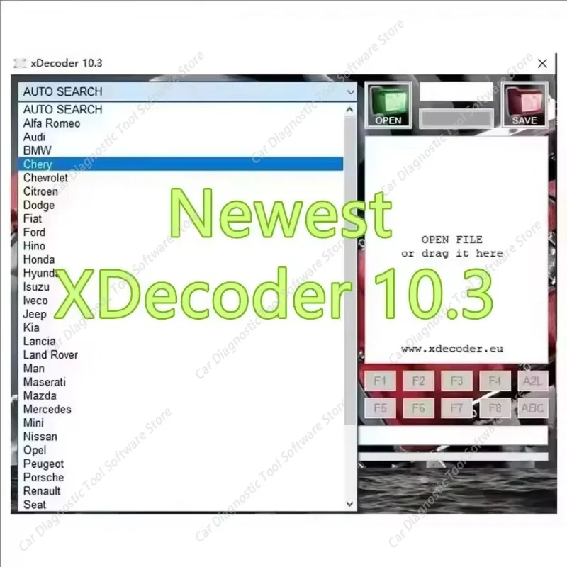 Newest XDecoder 10.3 DTC OFF Tool - Error Code Delete Software for Cars & Trucks - Works on Windows Laptop