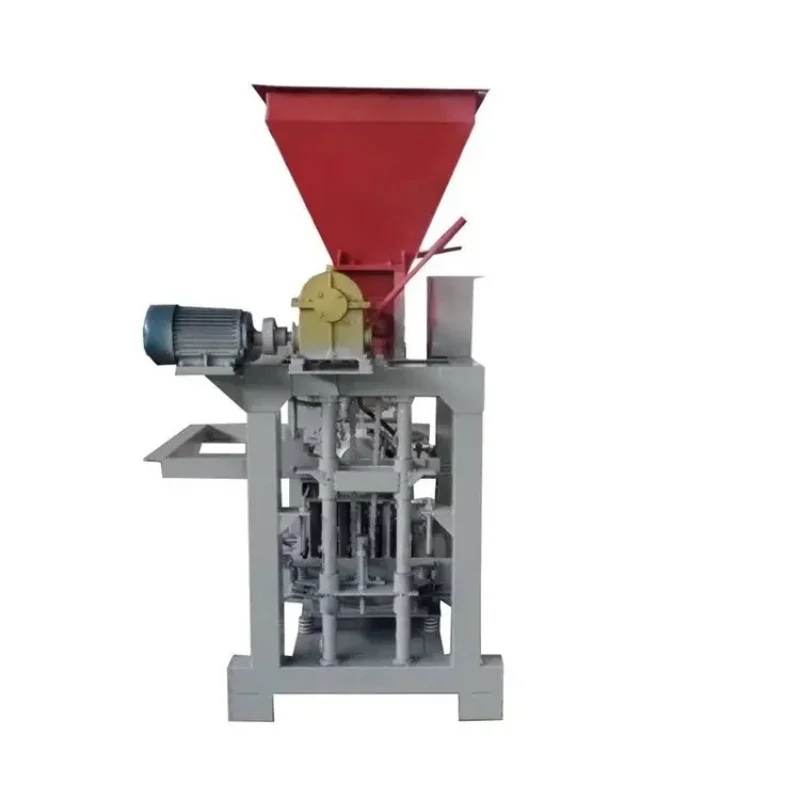 QT4-15 Hydraulic Concrete Block Making Machine Hollow Paving Brick Moulding Press Manual Cement Paver Machine