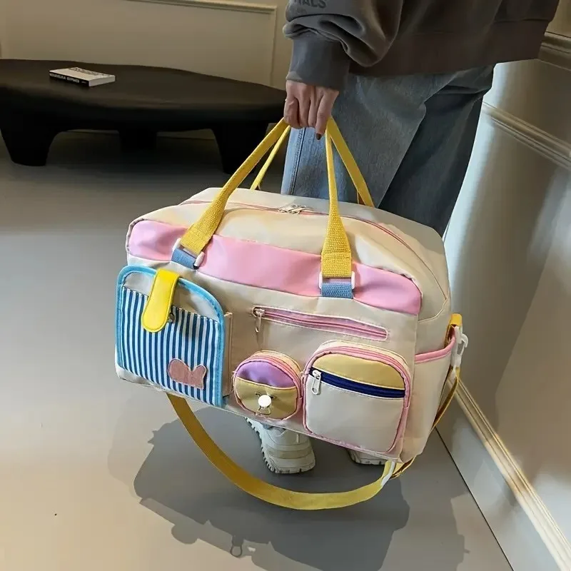 حقيبة سفر، حقيبة أمتعة، يوجا دوبامين، حقيبة سباحة ولياقة بدنية، رحلة عمل للسيدات لمسافات قصيرة، حقيبة سفر للصعود.