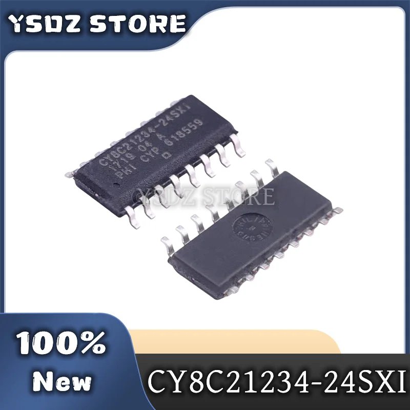 1-10PCS/LOT CY8C21234-24SXI CY8C21234 SOP-16 in stock