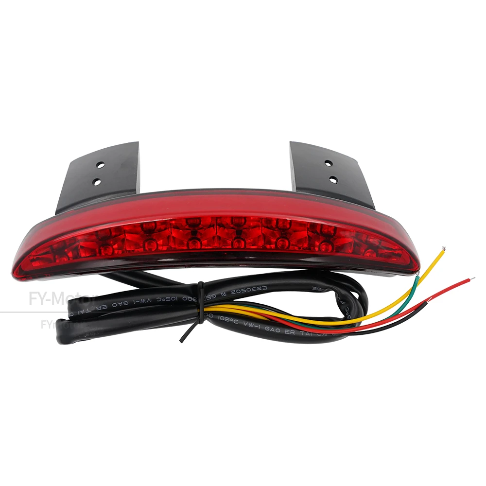 Motorcycle Rear Fender Tailling Edge LED Brake Tail Light Turn Signal Taillight Fit For Harley Sportster XL 883 1200 Iron 48 72