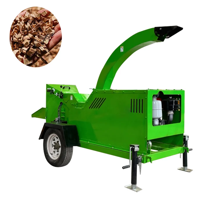 Machine Tree Branch 15hp Wood Shredder Mushroom Sawdust Branches Chipper