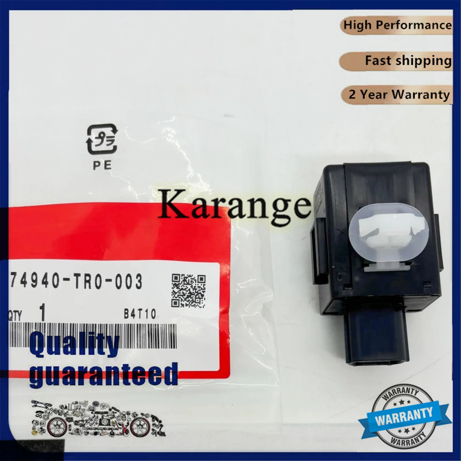 

74940-TR0-003 74940TR0003 74940 TR0 003 Блок зуммера (сигнализатор) Smart Alarm для автомобилей Honda Civic CR-Z Accord 2013-2020, замена