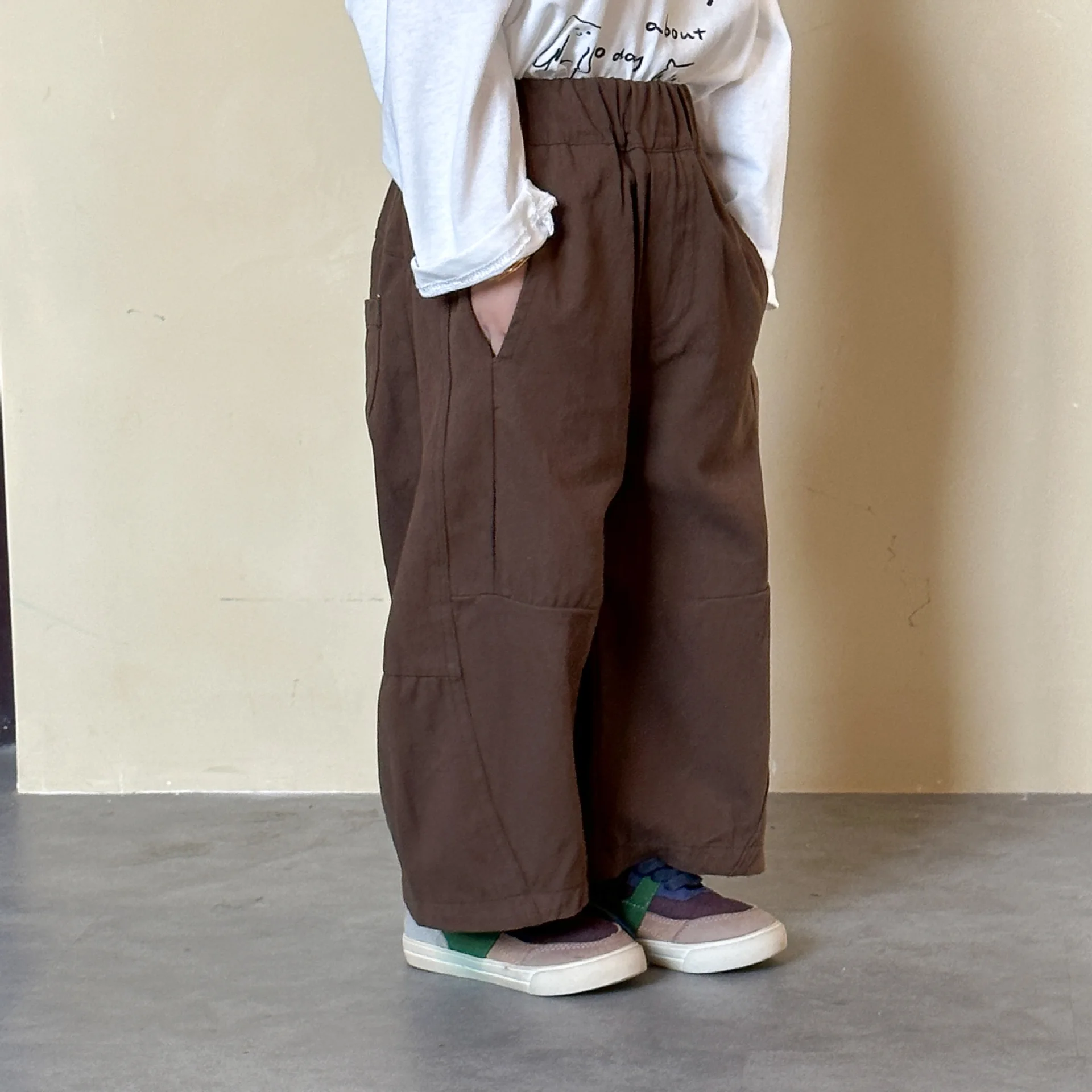 Clearance Kids' Pants Spring Autumn Toddler Boys Cotton Casual Pants  Girls Loose Wide-leg Pants Baby Trousers