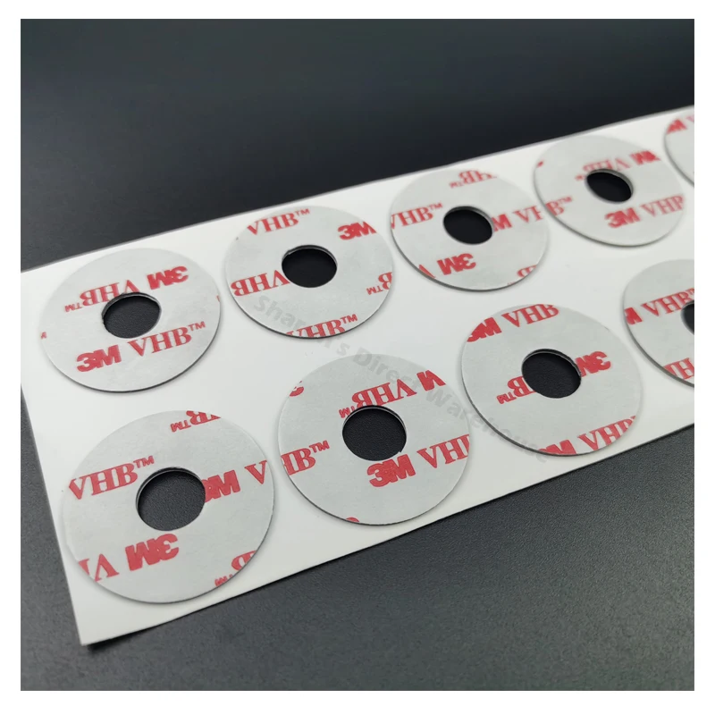 

wholesale 60 circles 3M VHB 4941 Strong Adhesive Double Sticky Mounting Pads Washers Hole For Pop Up Phone Holder Round 30mm