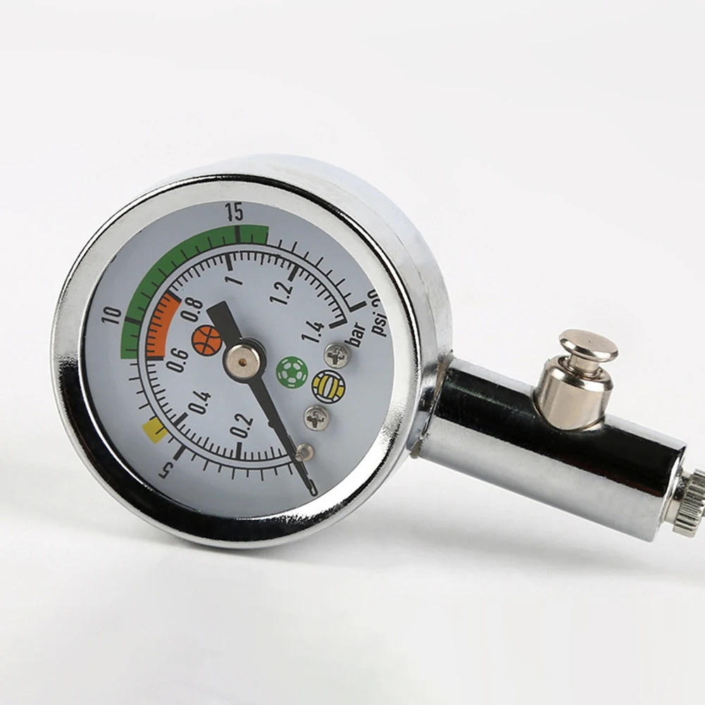 บารอมิเตอร์เครื่องวัดความดันบอลโลหะวอลเลย์บอล 4x7.2x10 ซม.เครื่องวัดความดันบอล Barometers สําหรับฟุตบอลเครื่องมือวัด