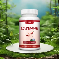 Cayenne Capsules - Improves Digestion, Blood Circulation, Supports Joint and Heart Health