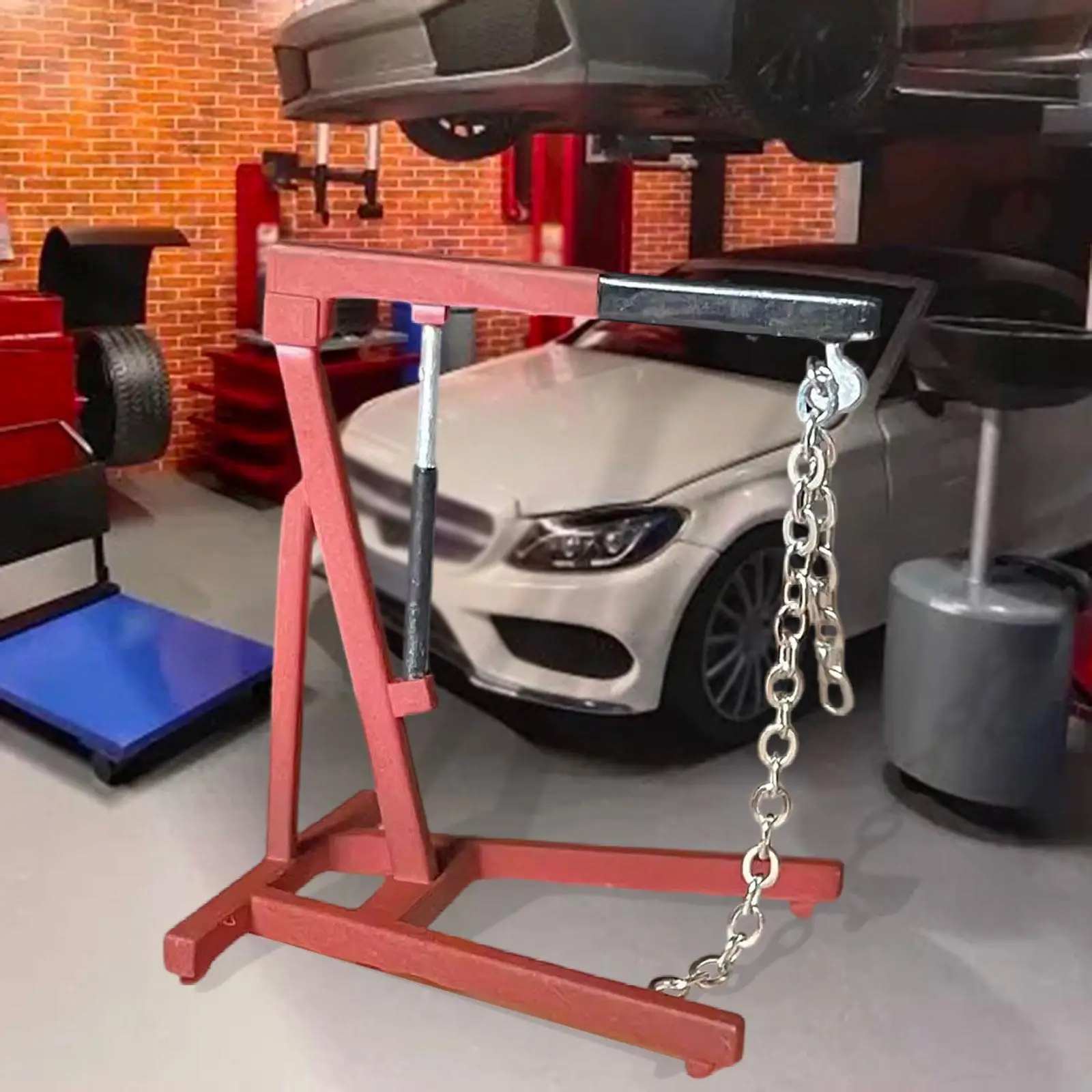 

Миниатюрный подъемник для двигателя автомобиля 1:64, креативная реалистичная модель, диорама