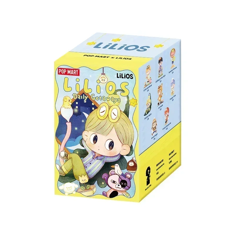 

POP MART LiLiOS Daily Getaways Series Blind Box Toys Mystery Box Mistery Caixa Action Figure Surprise Cute Model Birthday Gift