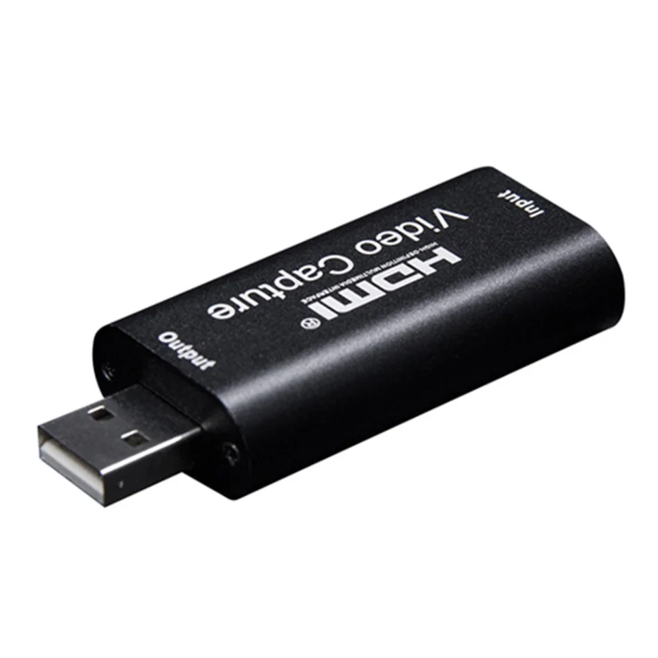 Tarjeta de captura de vídeo USB 2,0 4K, grabador de vídeo compatible con HDMI, caja de transmisión en vivo, grabación para PS4, XBOX, juego de teléfono, cámara DVD HD