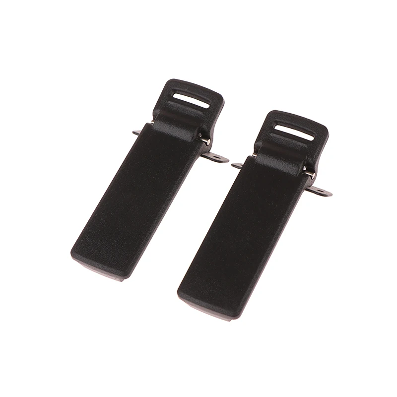 2 pz clip da cintura walkie talkie pezzo di ricambio clip da cintura posteriore per Baofeng radio a 2 vie UV5R accessori 68*32*15mm/2.67*1.25*0.59''.