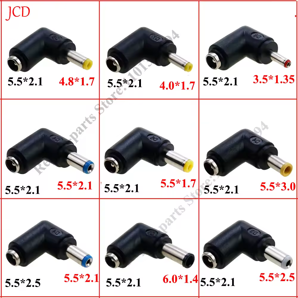 1/2/5/10PCS DC 5,5*2,1 Buchse auf 5,0*3,0 5,5*2,5 4,0/4,8*1,7 5,5*1,7 3,5*1,35mm Stecker Power Jack DC Stecker Laptop Stecker