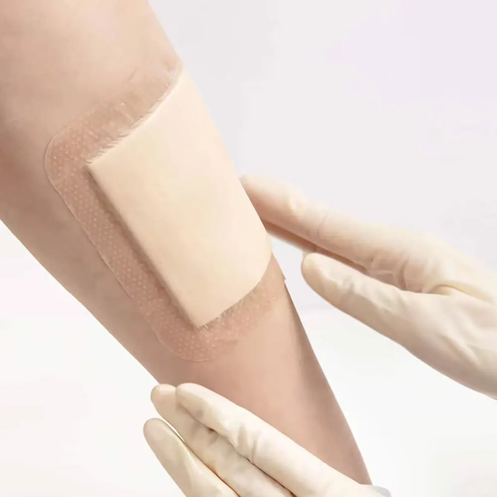 5/10pcs Waterproof Silicone Foam Wound Dressing Medical Sterilized Bedsore Infiltration Liquid Absorption Pressure Ulcer Paster