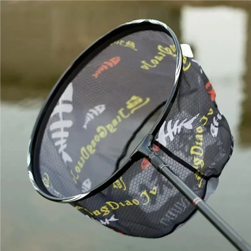 

BRAVMACK 1 PC Fishing net head with anti-collision feature Aluminum alloy fishing net head Foldable Fishing Net