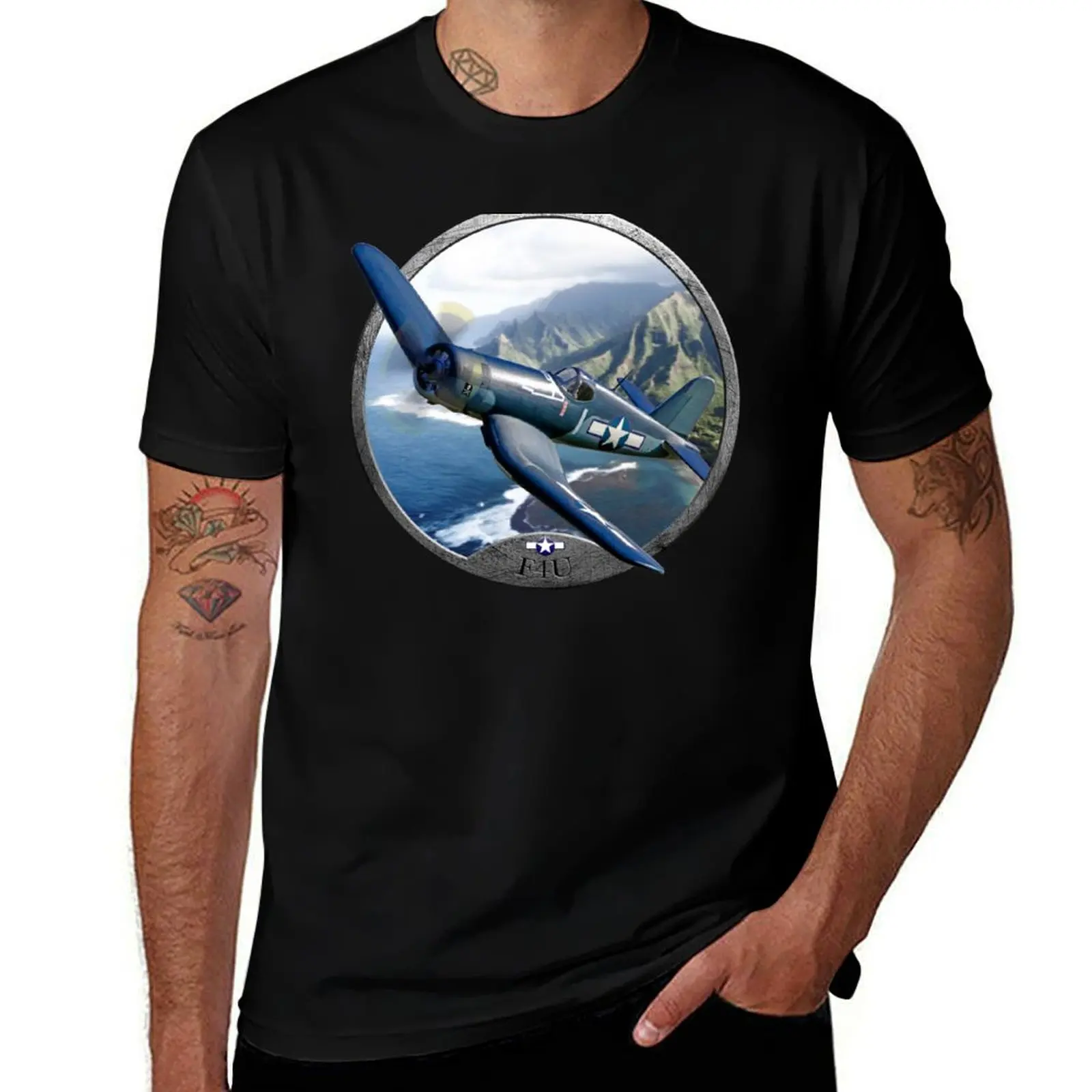 

F4U Corsair T-Shirt man t shirt summer funny t shirts dark humor T-Shirt