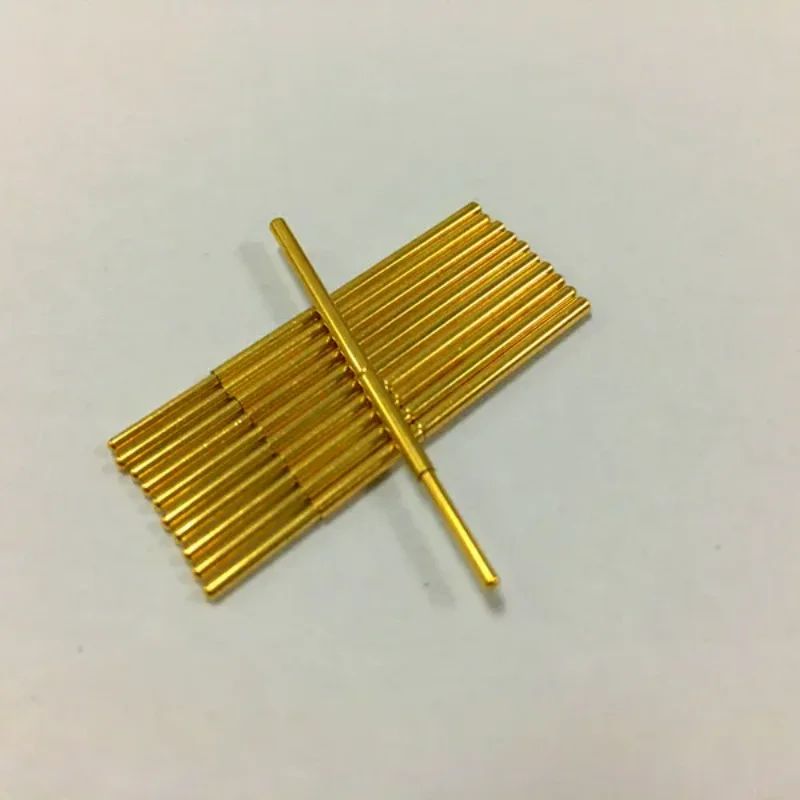 100PCS PA100-J1 Spring Test Probe PA100-J Test Pin P100-J P100-J1 Test Tool 33.35mm 1.36mm Needle Gold Tip Dia 0.99mm Pogo Pin