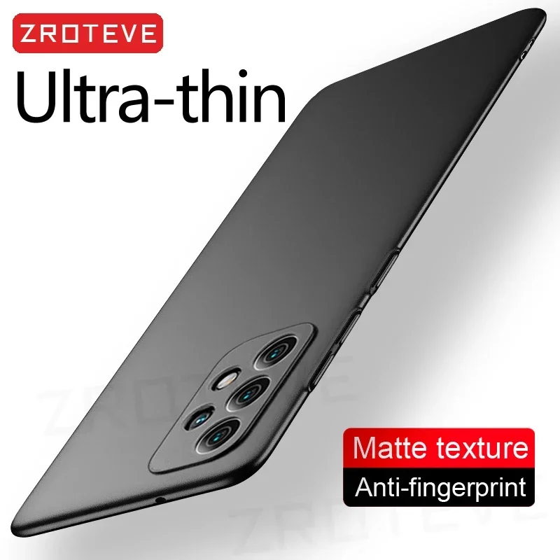 A52 Case Zroteve Ultra Slim Hard PC Matte Cover For Samsung Galaxy A52s A72 A32 A51 A71 A13 A23 A33 A53 A73 A34 A54 Phone Cases