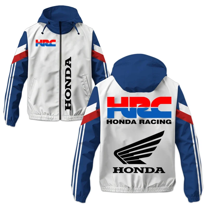 

Спортивный стиль HONDA в ретро-стиле с цветовыми блоками и полосатыми рукавами, полностью отражающий американское ретро-спортивное настроение, можно носить на каждый день.