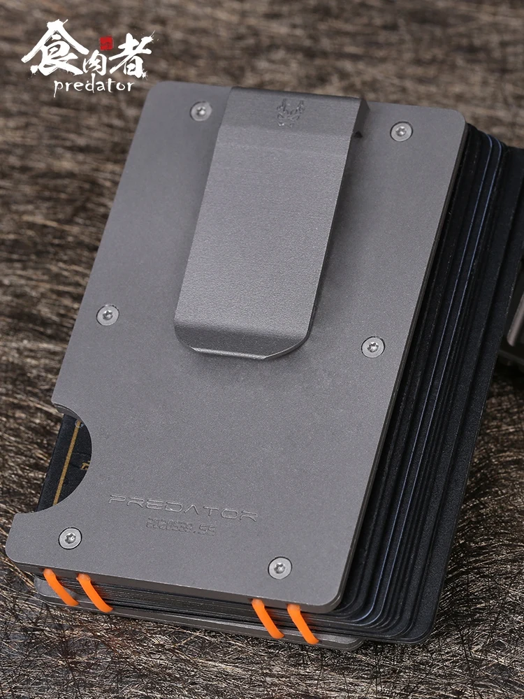 Predator Money Card Clip EDC Outdoor Titanium Alloy Portable Multifunction Pocket Tools Slim ID Cash