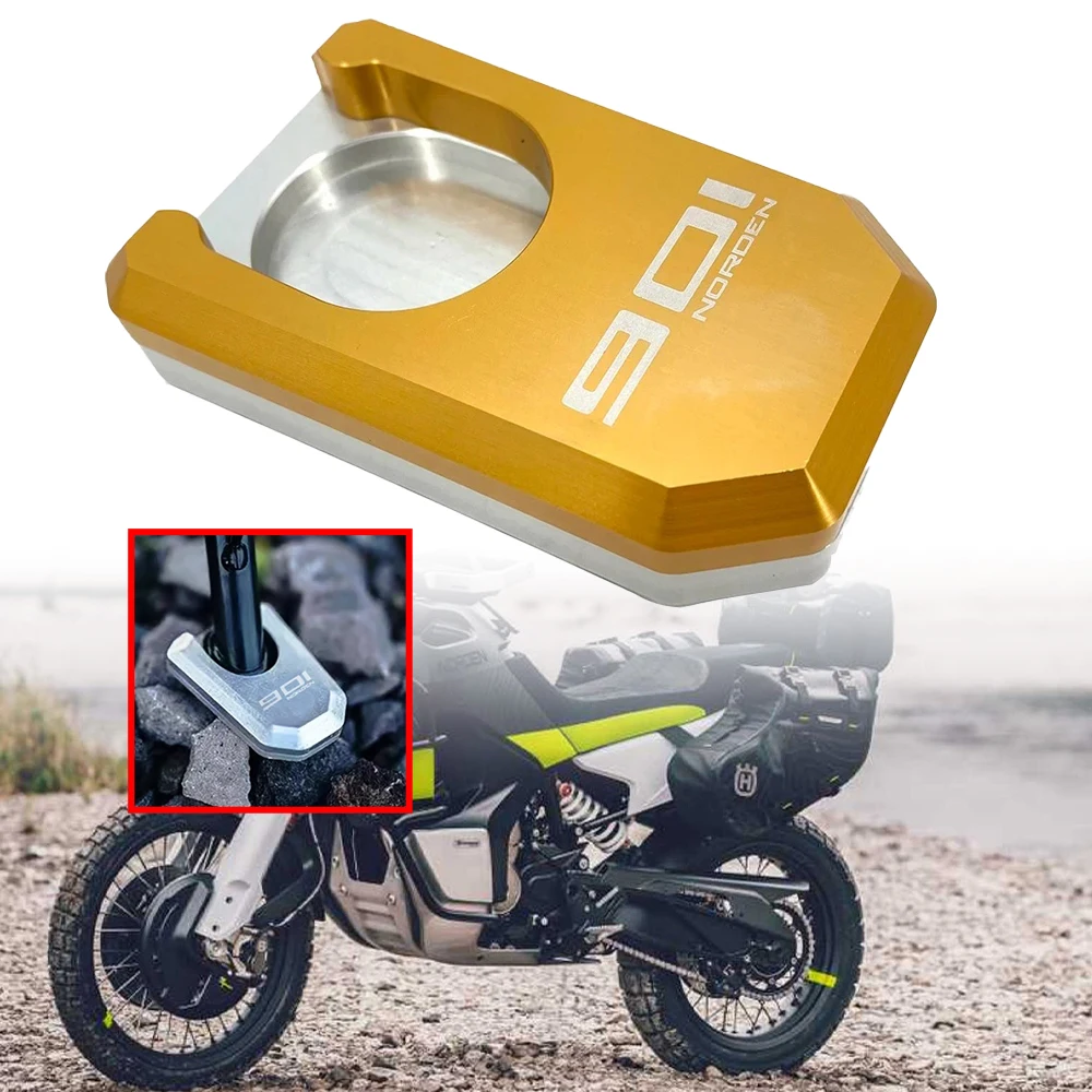 

Fit For Husqvarna Norden 901 2022 2023 NORDEN901 Motorcycle Accessories Kickstand Foot Side Stand Extension Pad Support Plate