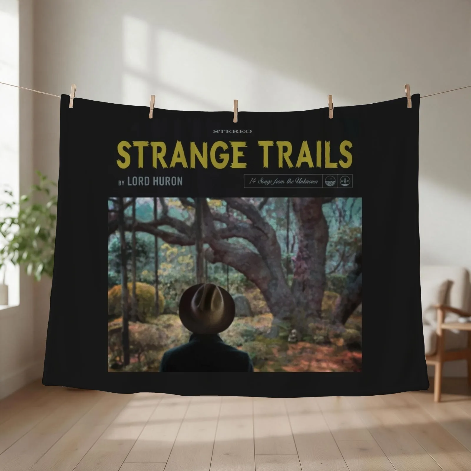 Strange Trails - Lord Huron Throw Blanket couch cozy soft plush fuzzy picnic outdoor blanket