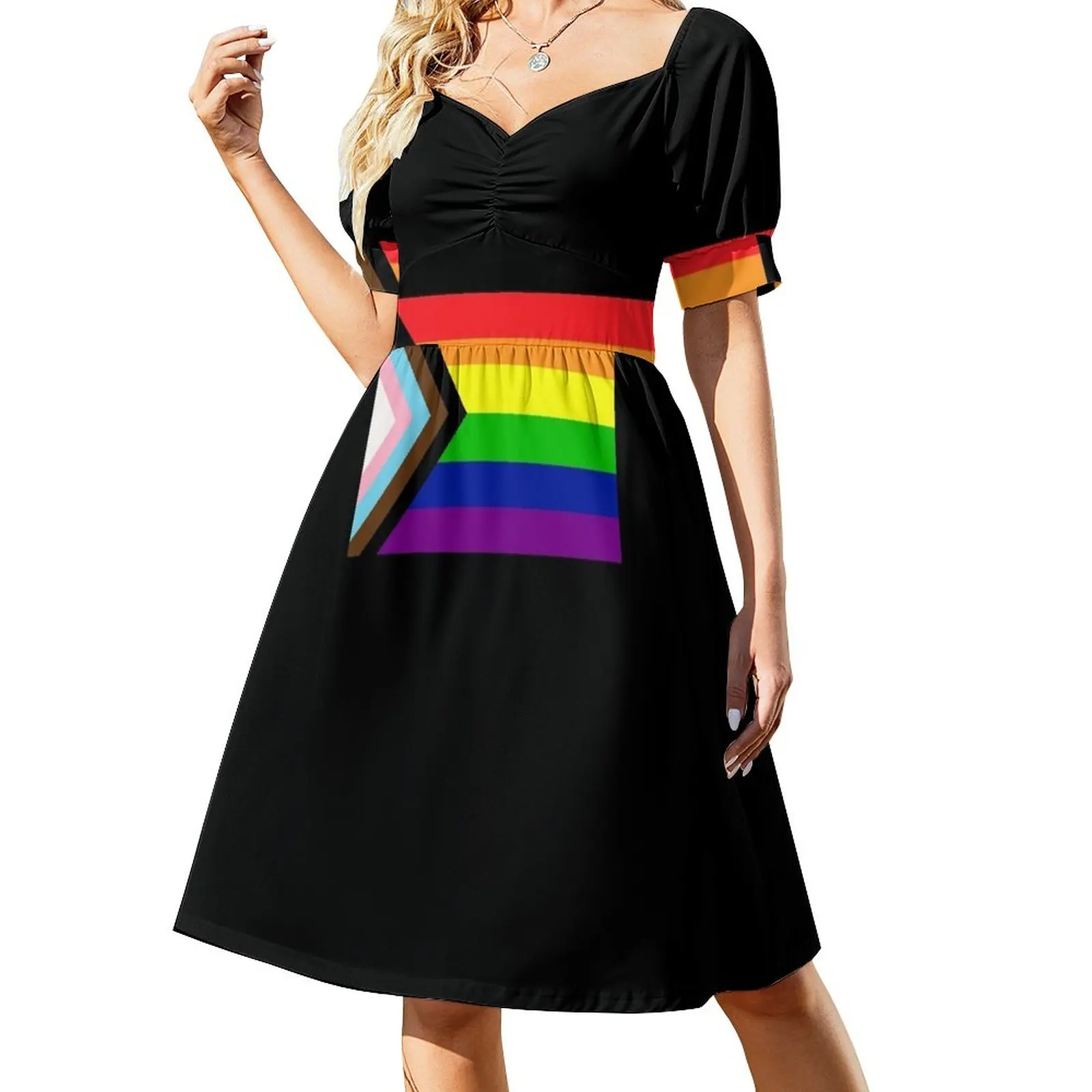 Progress Pride Flag Sleeveless Dress summer clothes for women dresses for woman 2024 Woman dresses womans clothing