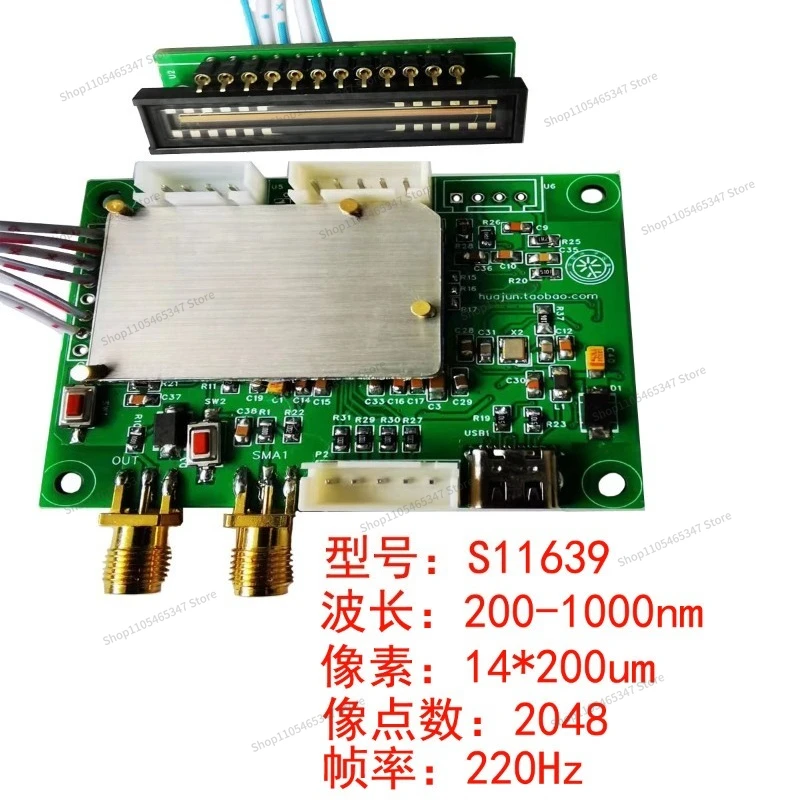 For S11639CCD Linear Array Module for High-speed 110 Frames Per Second High-resolution 16-bit AD Spectrometer