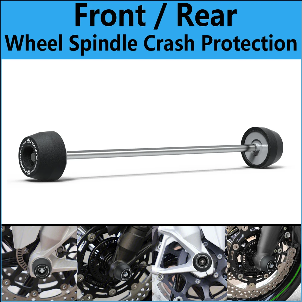 

Front Rear wheel Spindle Crash Protection For Triumph Speed Twin / Scrambler 1200 XE XC / Thruxton R T120 / RS / T120 2016-2023