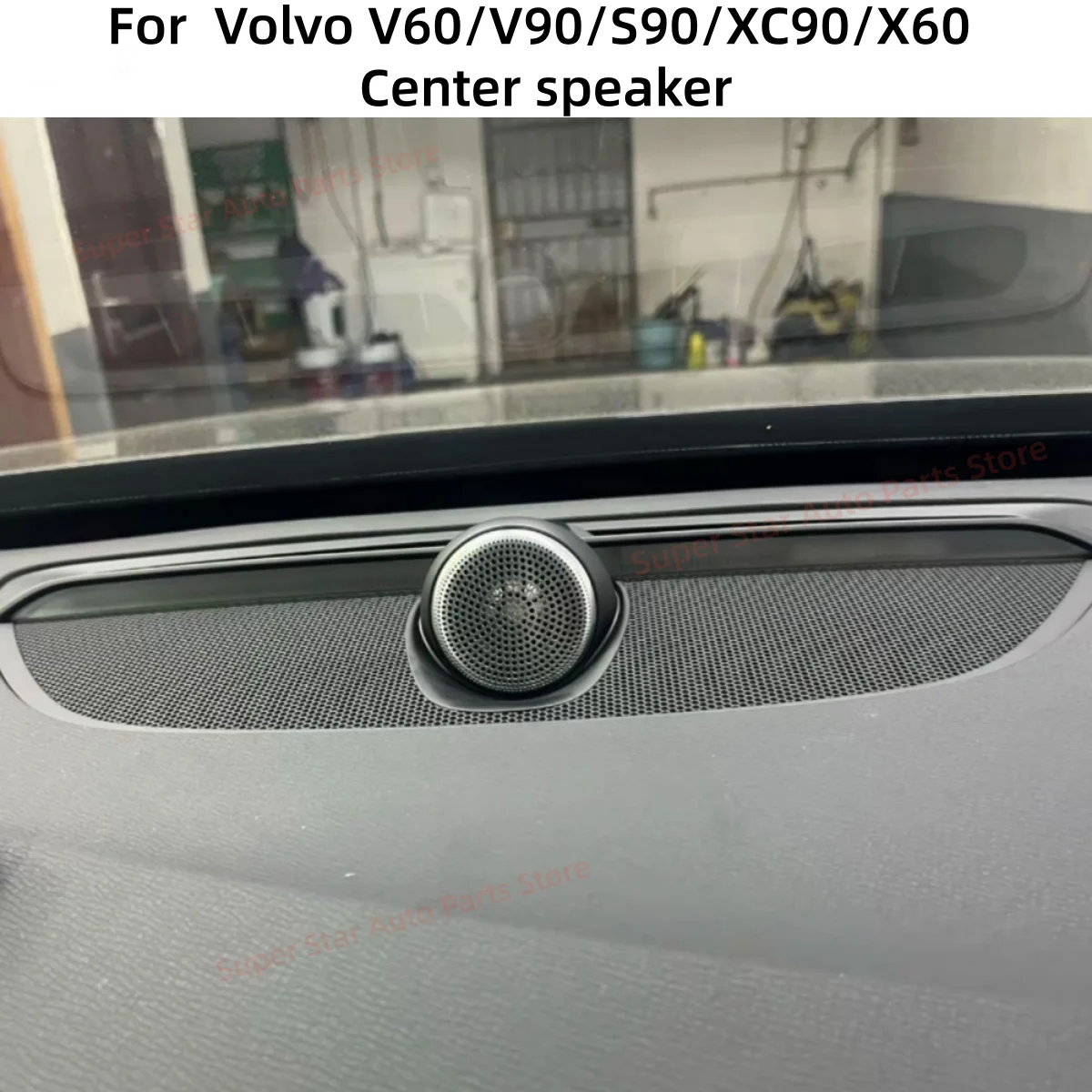 Fit for Volvo V60/V90/S90/XC90/S60 Center speaker Tweeter Audio Center Console Sound Car Interior Upgrade Modification Accessory