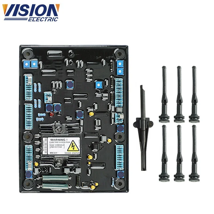 Generator AVR Circuit Diagram MX321 with Paralleling Function