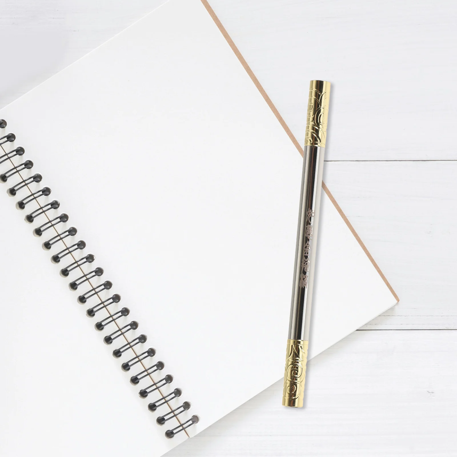 

Monkey King Cloud Pattern Metal Ballpoint Pen Office School Writing Tool Desk Decor Novelty Gift