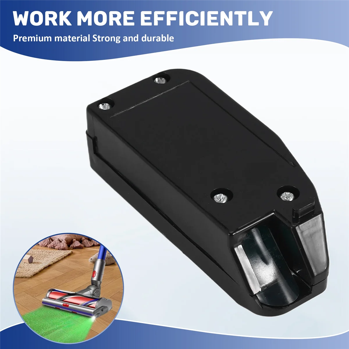 A58Z Vacuum Dust Detector Light Vacuum Led Light Attachment, Green LED Light for Vacuum Cleaner Head Accessories