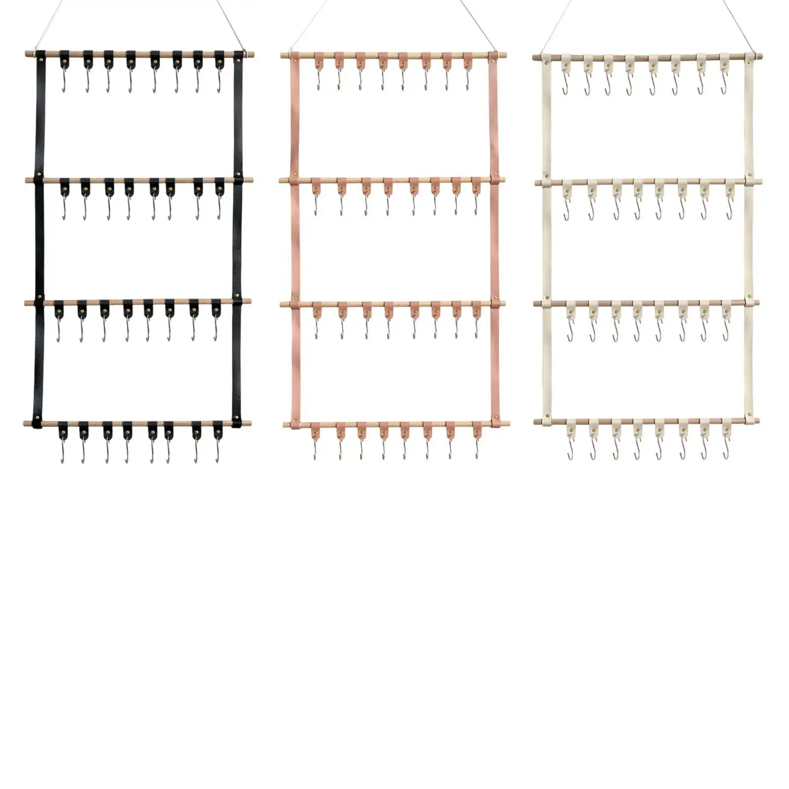 Stirnbandhalter, Schleifenaufhänger, Kopfbänder, Organizer, Krallenklammer, Organizer, Wandbehang, Organizer für Krawatten, Clips, Haarbänder, Schlafzimmer