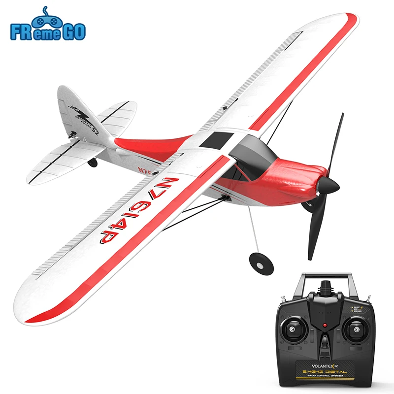 

Sport Cub 500 RC Plane 2.4G 4 CH One-Key Aerobatic RC Airplane EPP Foam RC Glider Aircraft RTF 761-4 Fighter Boys Toys Gifts