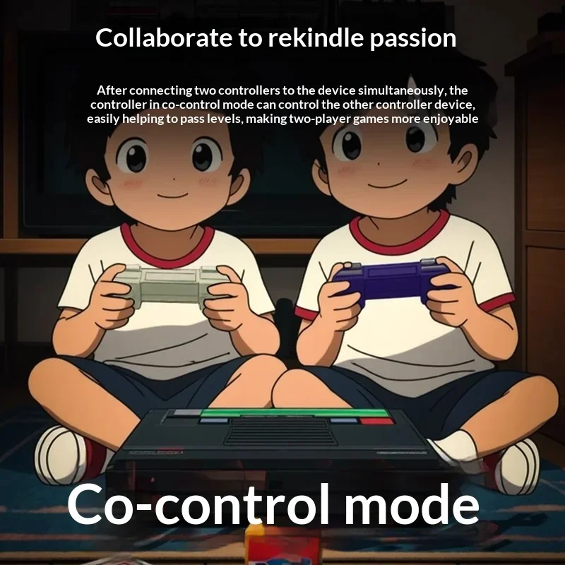 وحدة تحكم AOLION Mini Retro Ananke/Turbofunctie Vergisselbare عصا تحكم متعددة المنصات على شكل حرف D وحدة تحكم يدوية مخصصة للعبة #3