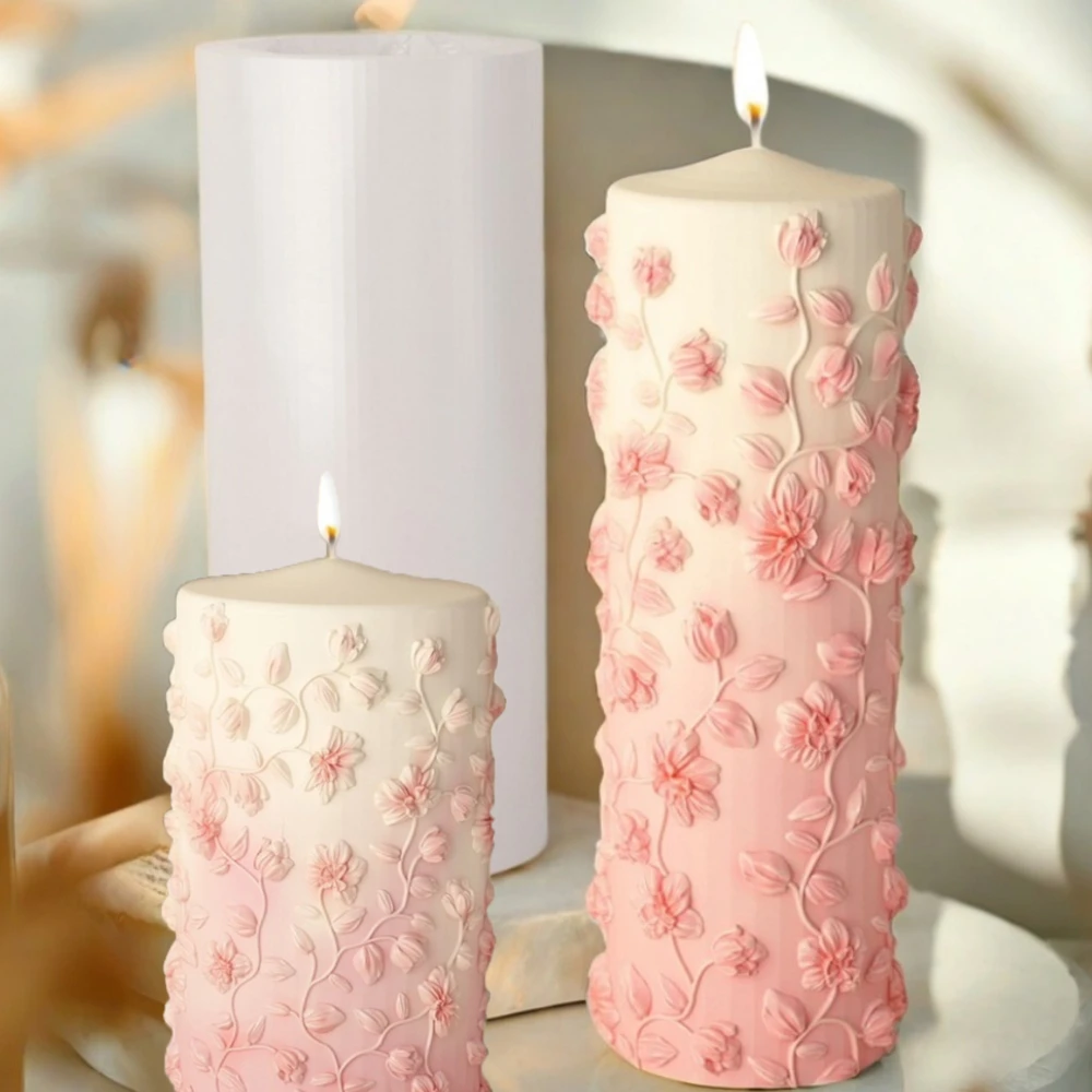 Molde de vela cónica con relie - Candle Making Vinings reseña y precio