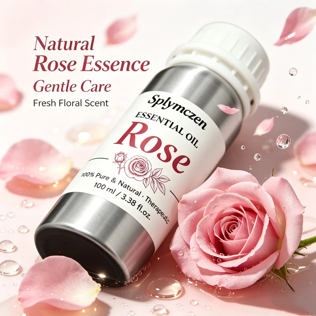 20/100ml Undiluted Rose Fragrance Oil For Reed Diffuser Electric Aroma Diffuser Home Fragrance Refill