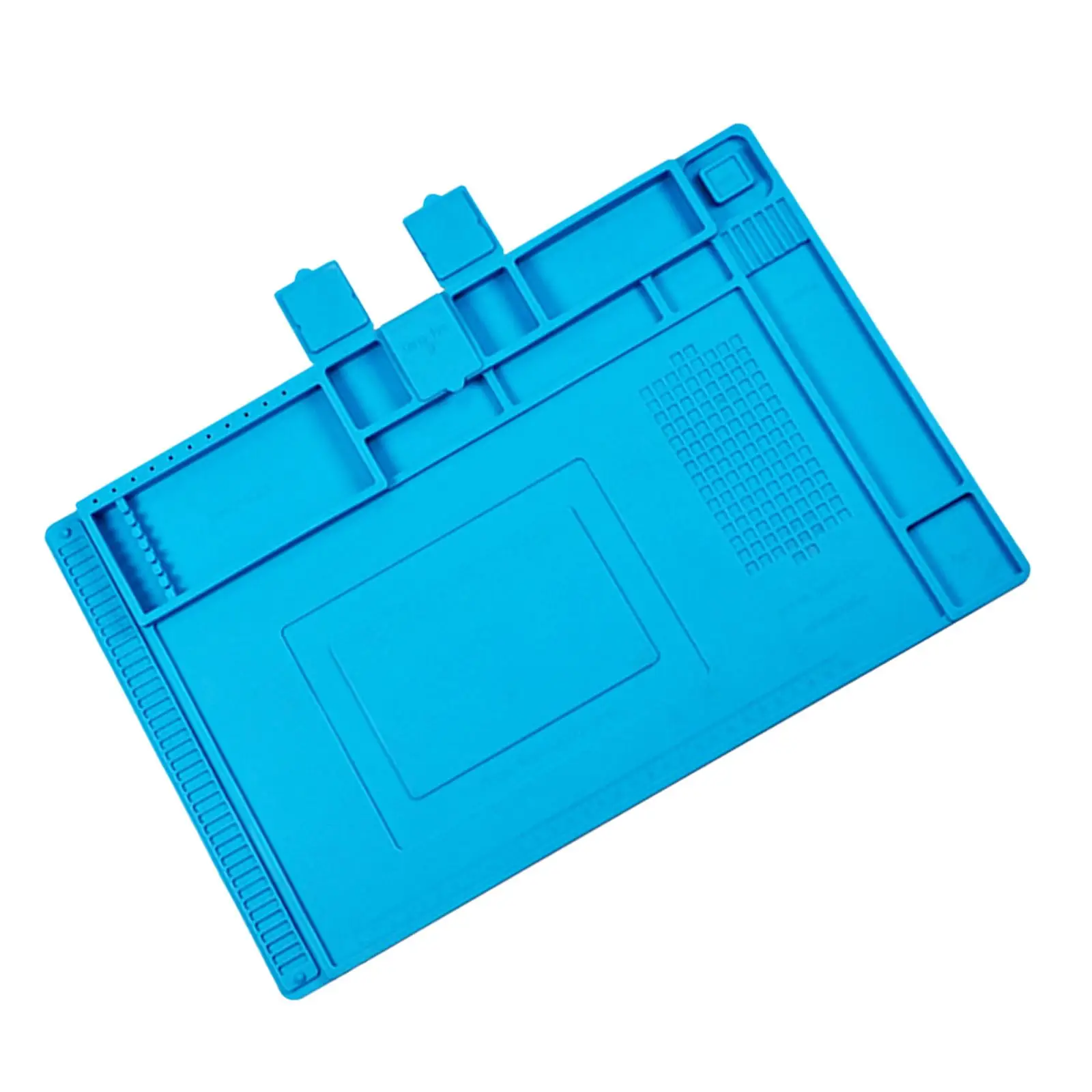 Large Soldering Mat Premium with Scale Ruler and Screw Position Repair Pad Silicone Repair Mat for Soldering Iron Watch Repair