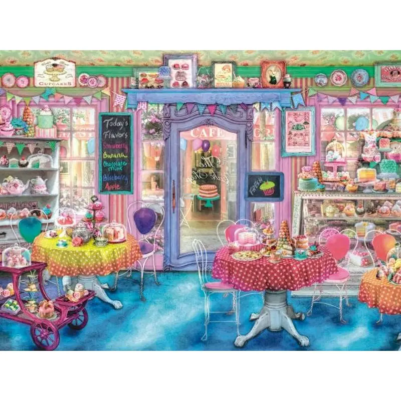 

GATYZTORY Frame Painting By Numbers Dollhouse Scenery Acrylic Paints Handpainted Kits Canvas Drawing Unique Gift Home Wall Decor