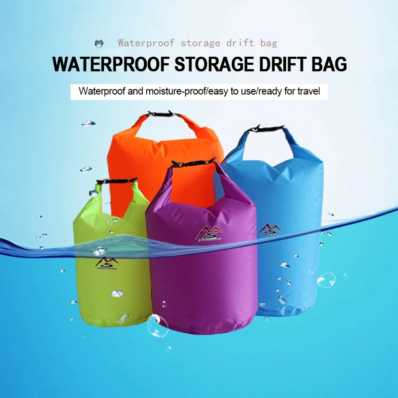 Outdoor Lightweight Waterproof Dry Bag For Camping Drifting Hiking Swimming Rafting Kayaking River Trekking Bags 5/10/20/40/70L